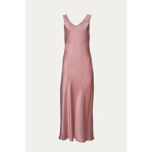 NEW ASCENO the bordeaux dress in dusty rose
